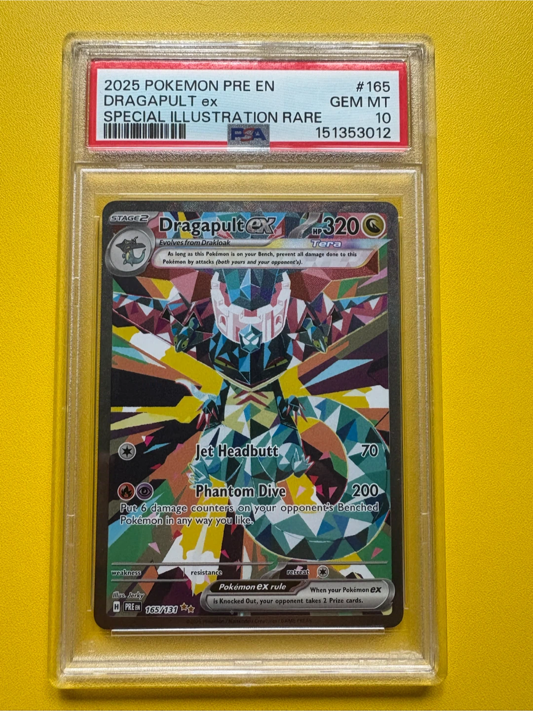 PSA 10 Dragapult ex 165/131 Special Illustration Rare