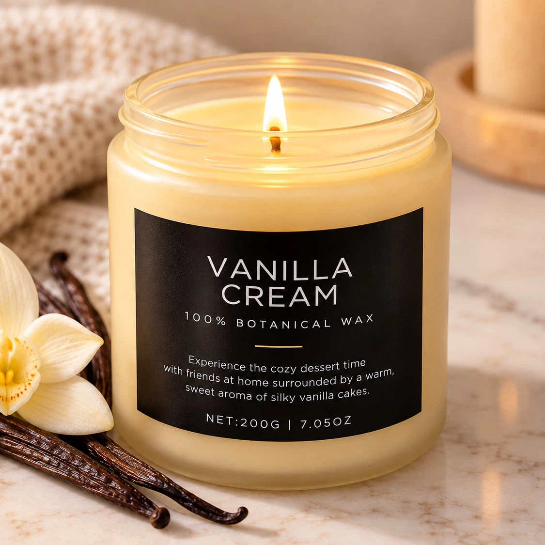 $20 off Non-Toxic Vanilla Cream Candle