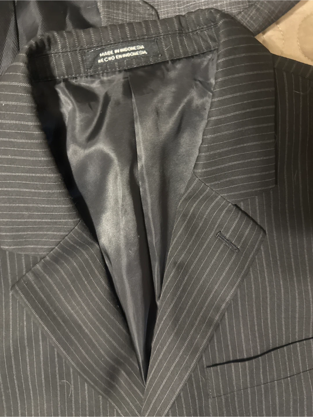 J. Ferrar Pinstripe Suit Jacket Medium - photo 2