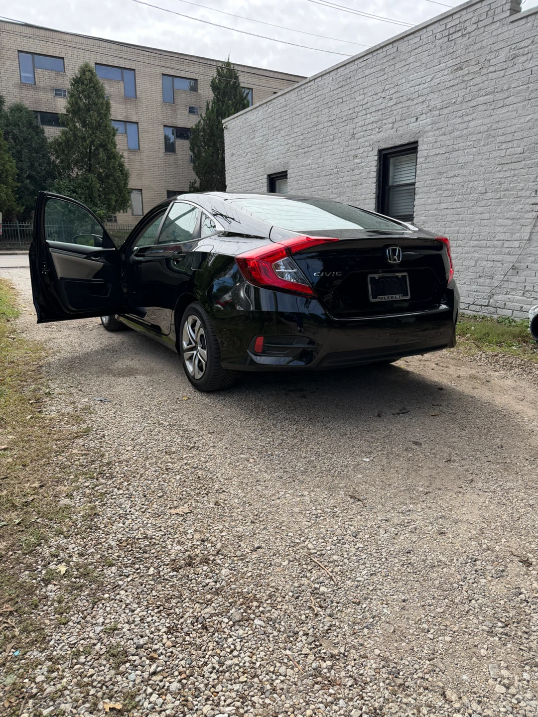 2017 Black Honda Civic Sedan - photo 2