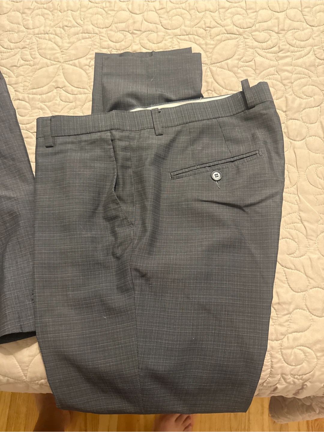 H&M Slim Fit Gray Suit Set - photo 3