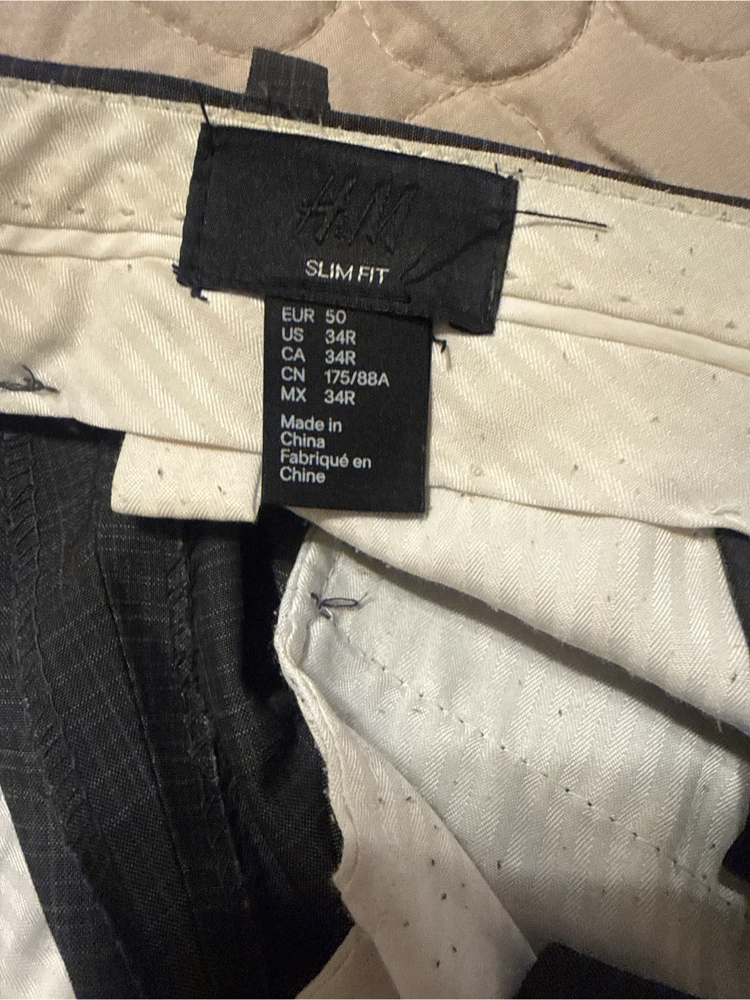 H&M Slim Fit Gray Suit Set - photo 4