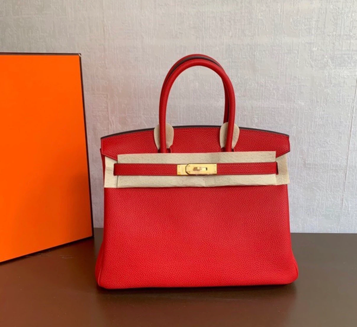 Hermes Birkin Handbag Red - photo 4