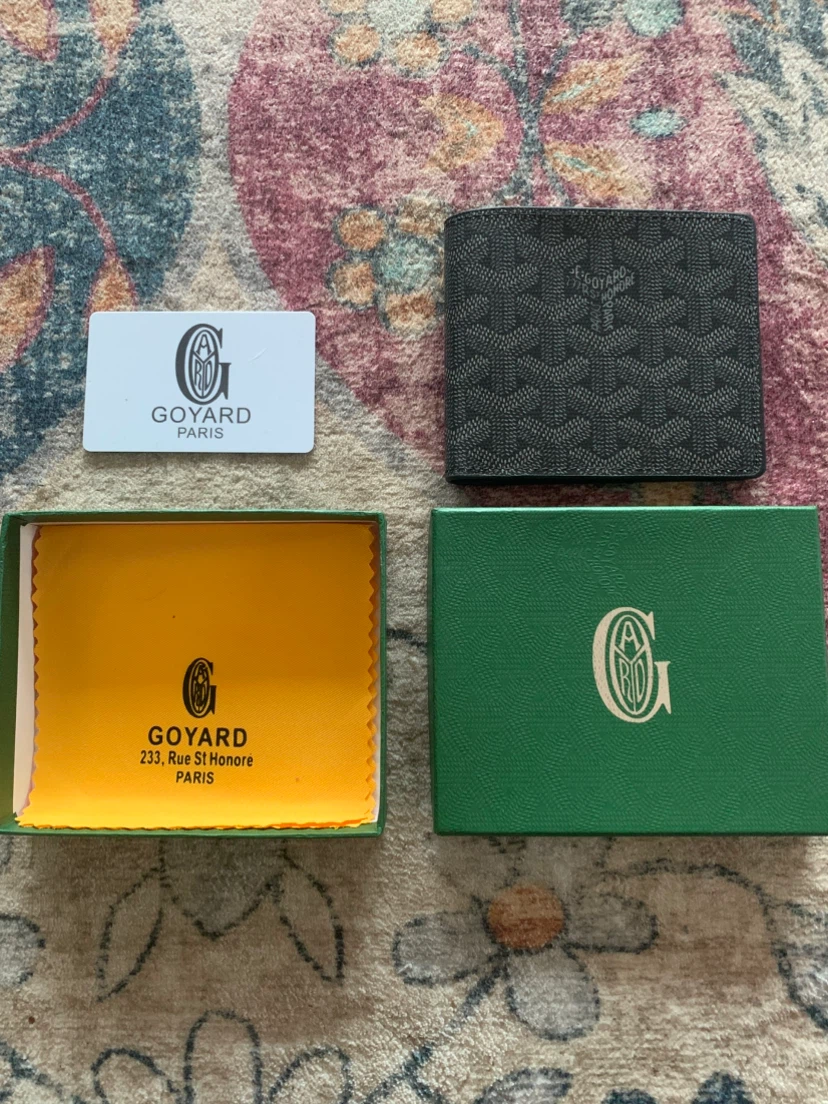 Black Goyard Wallet