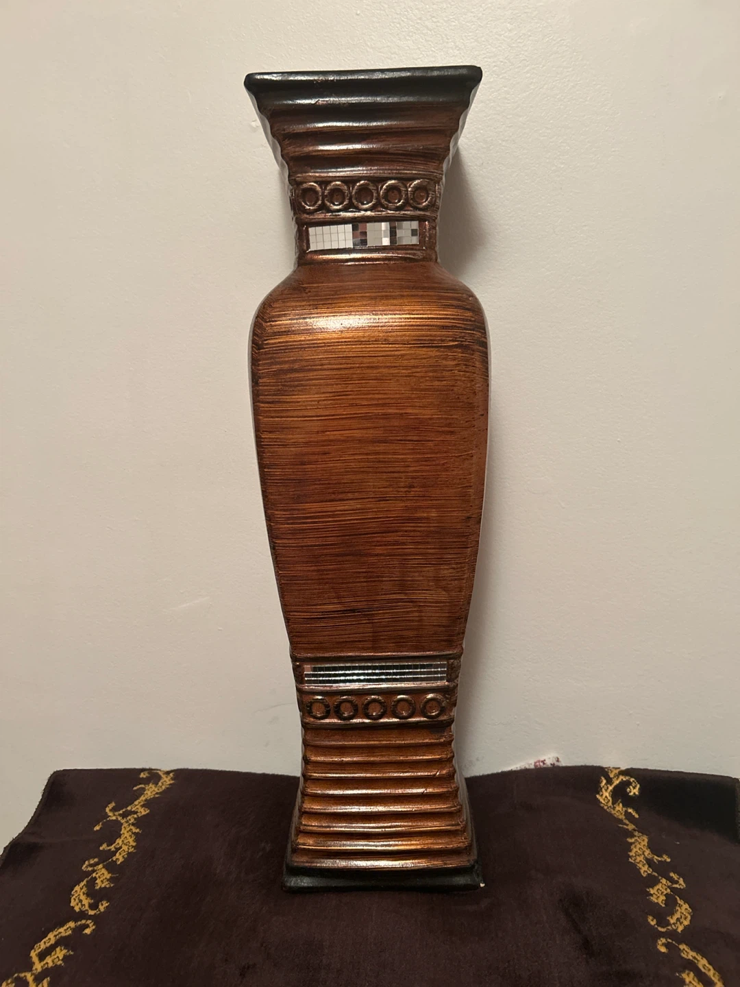 Decorative Brown Textured Vase