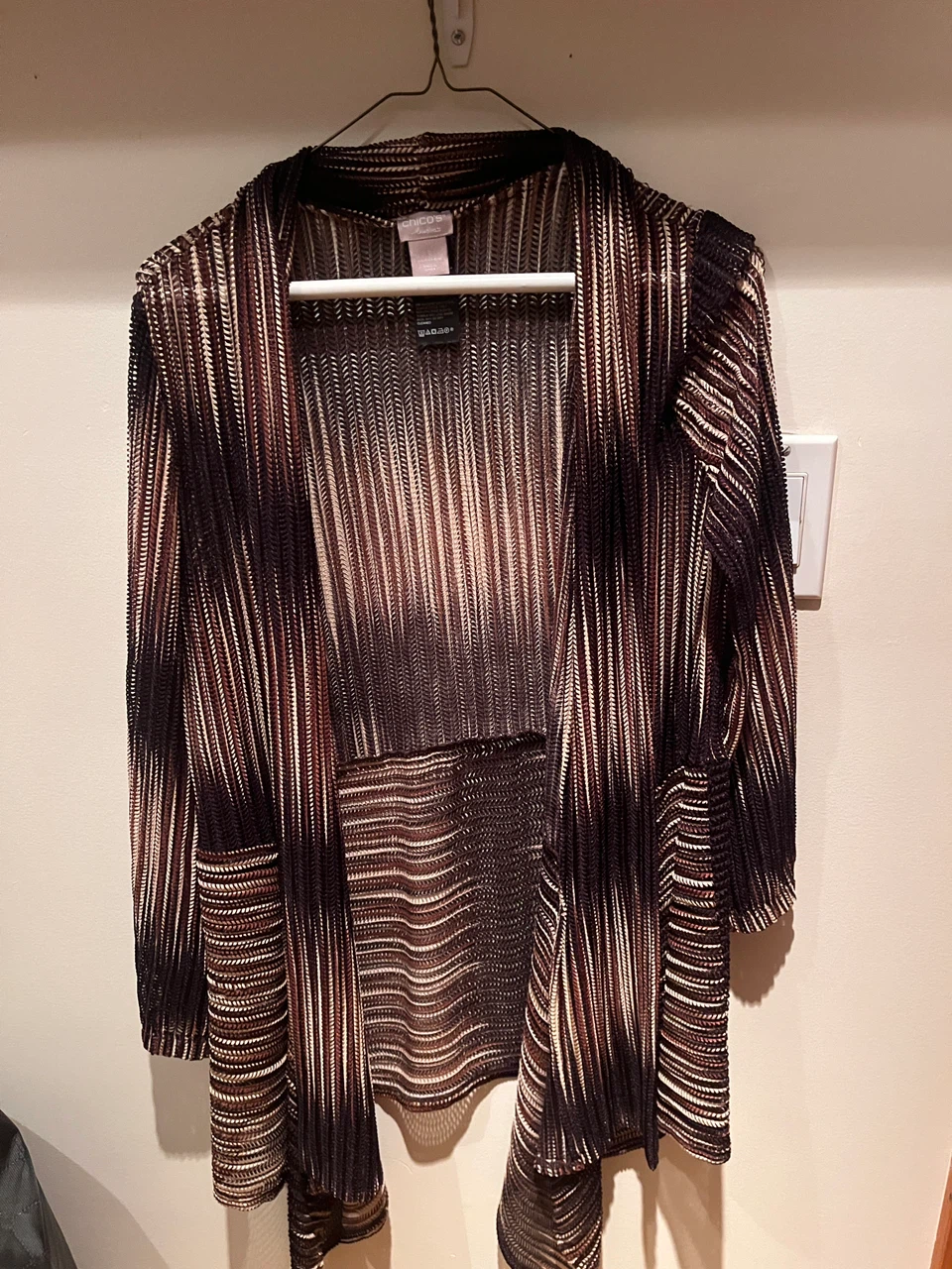Chico's Travelers Cardigan Brown