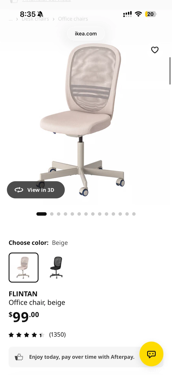 IKEA FLINTAN Office Chair - Beige - photo 2