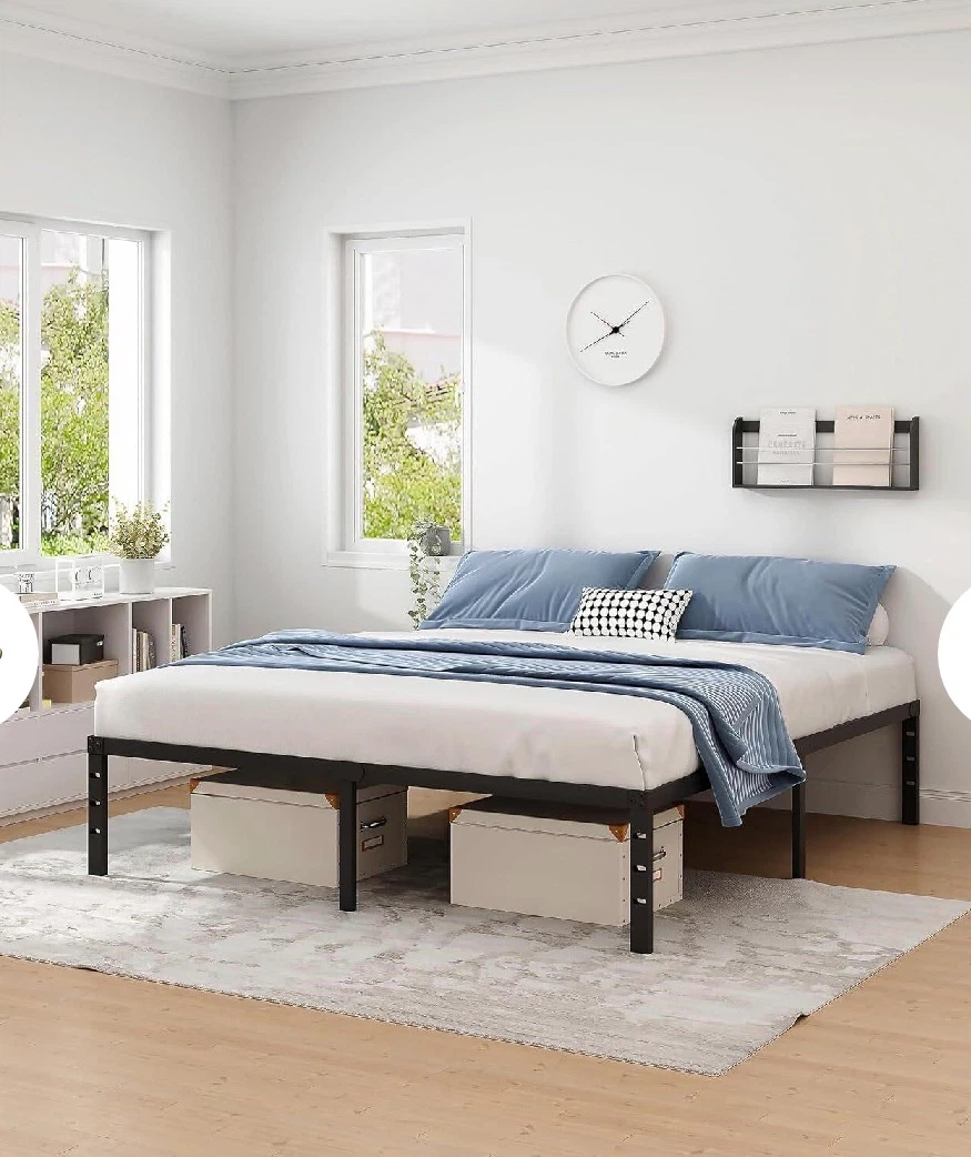 Queen Metal Bed Frame with Storage - photo 3
