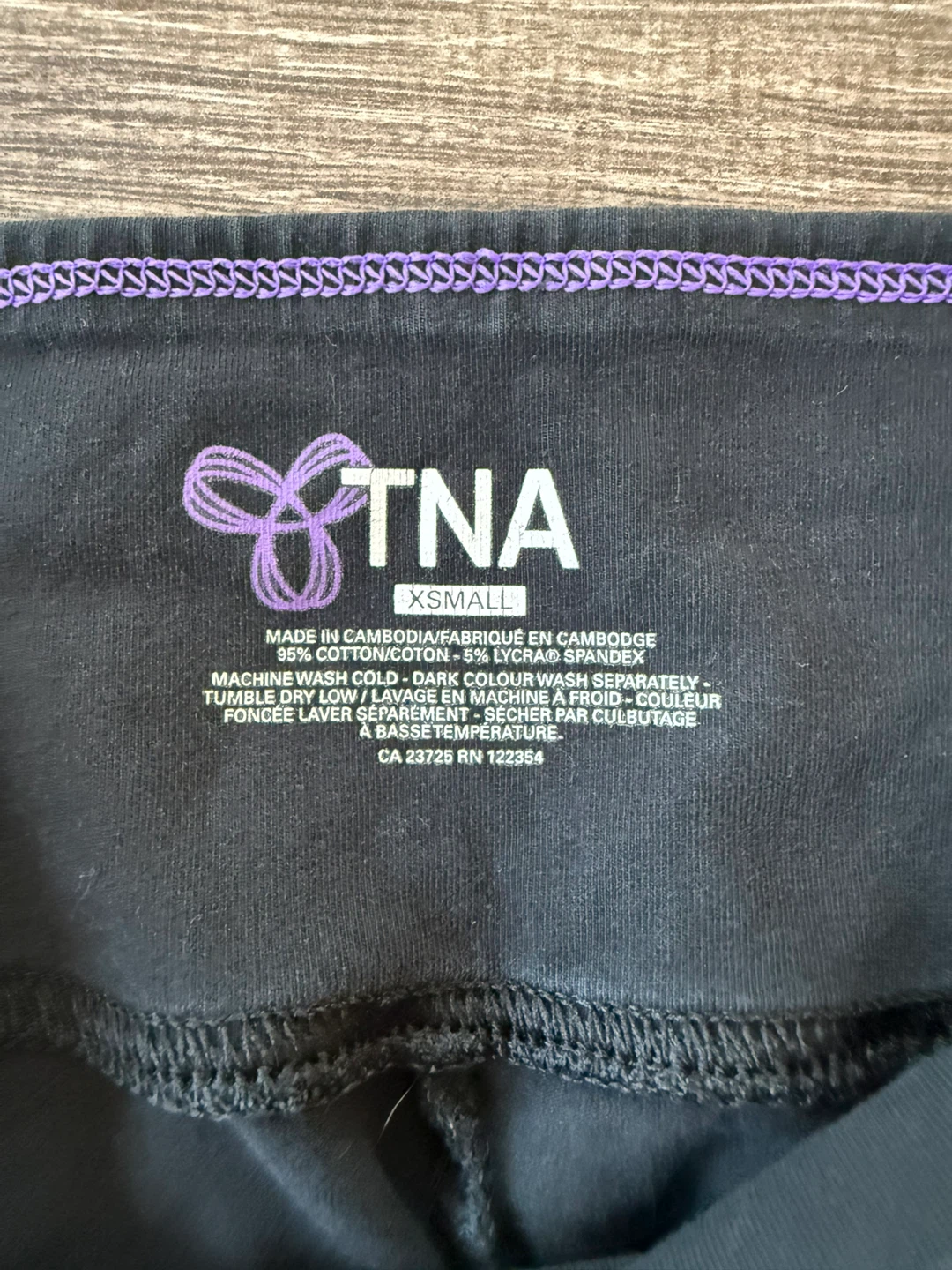 TNA Black Leggings - Size Extra Small - photo 4