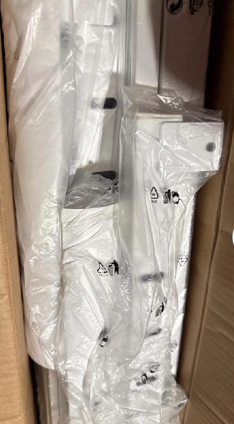 ZTH Full Bed Frame, 14" Reinforced White - photo 3