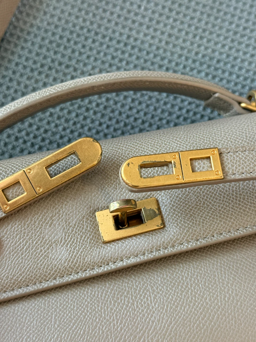 JW PEI Bag – Taupe with Gold Hardware - photo 4