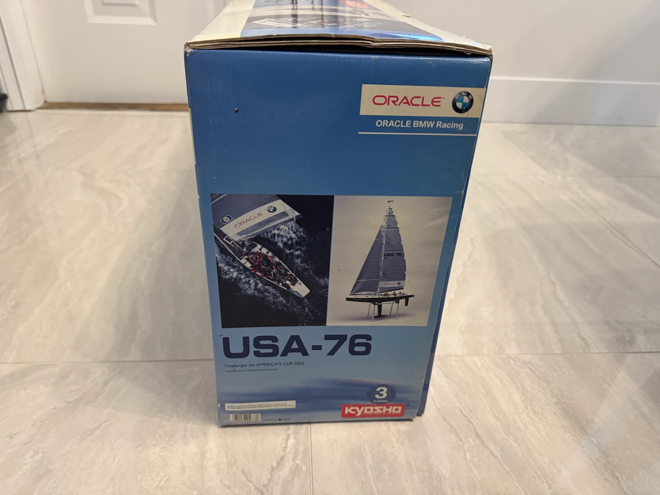 NIB Kyosho RC Boat oracle bmw racing usa-76 1/40 yacht - photo 4