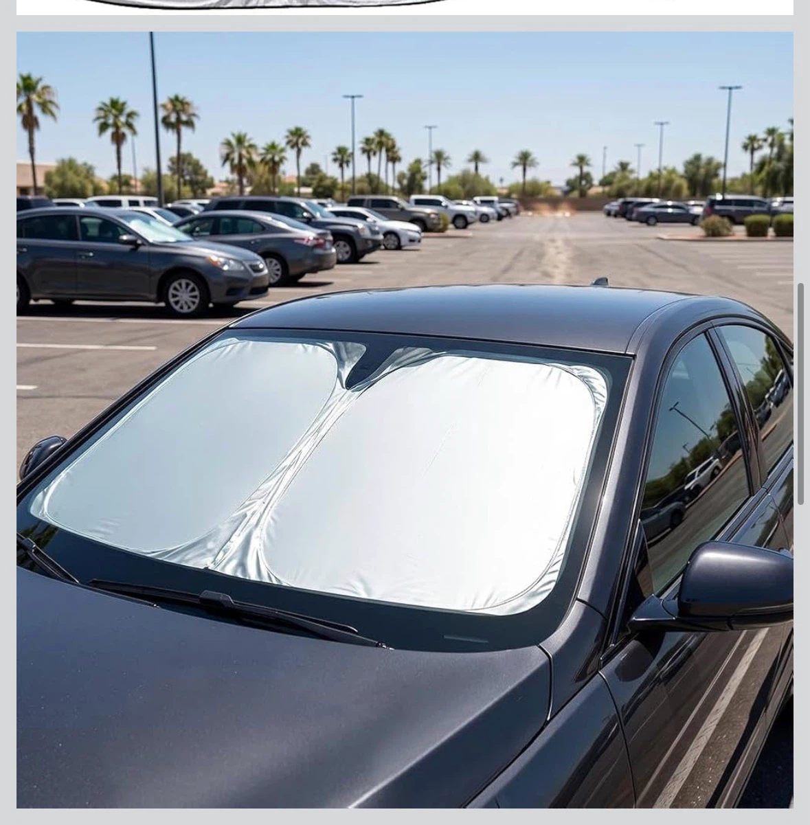 Car Windshield Sun Shade Collapsible