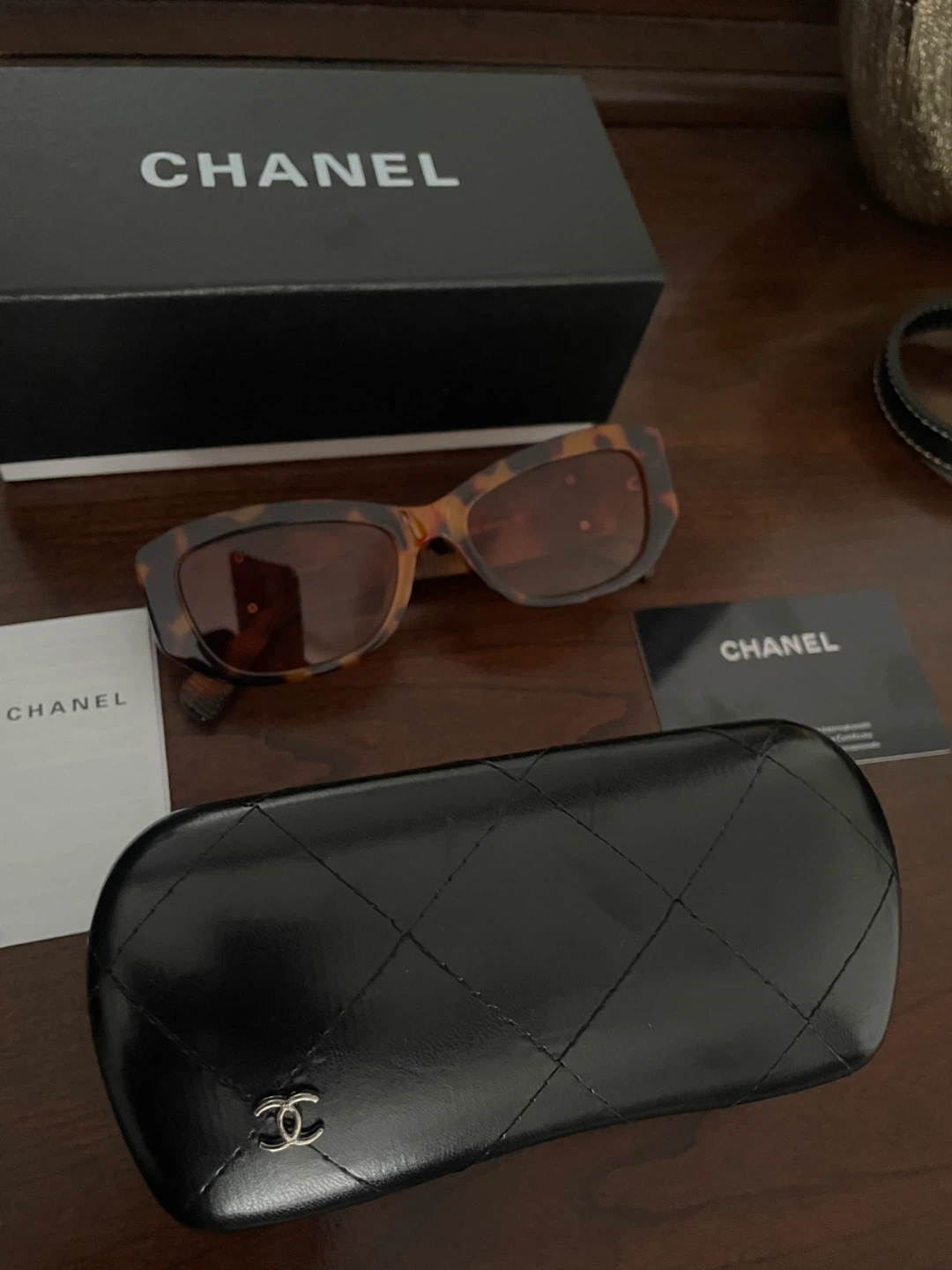 Chanel Tortoiseshell Sunglasses