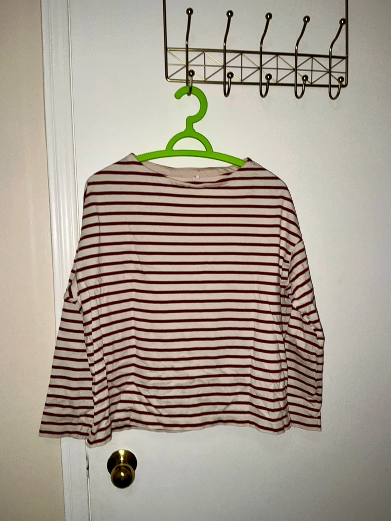 Uniqlo Striped Long-Sleeve Shirt