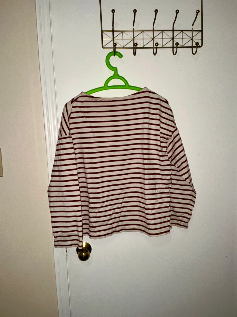 Uniqlo Striped Long-Sleeve Shirt - photo 3