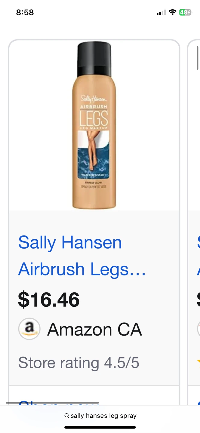 NEW Sally Hansen Airbrush Legs Leg Makeup - photo 2