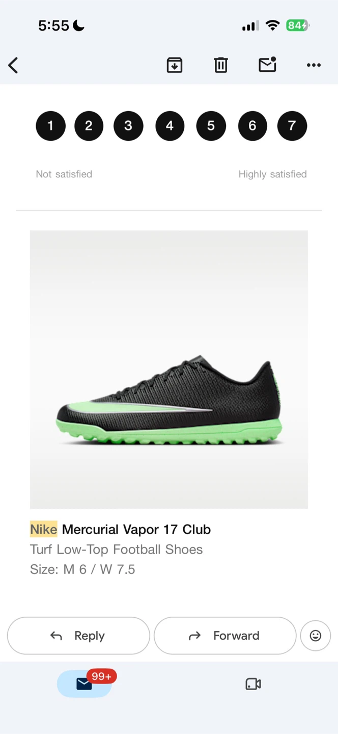 Nike Mercurial Vapor 17 Club Turf Football Shoes