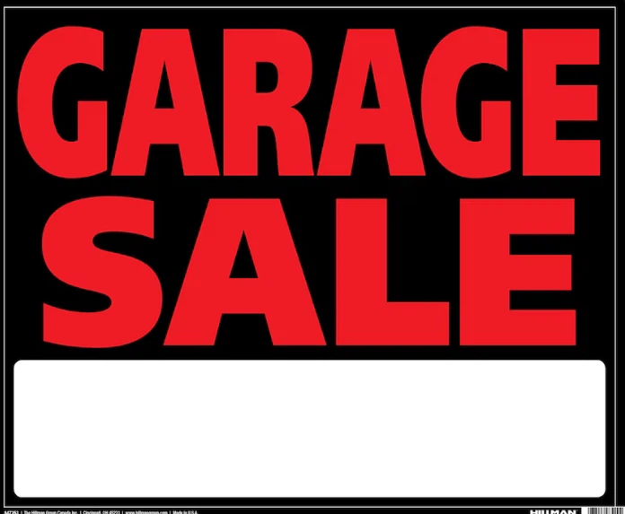 Garage sale