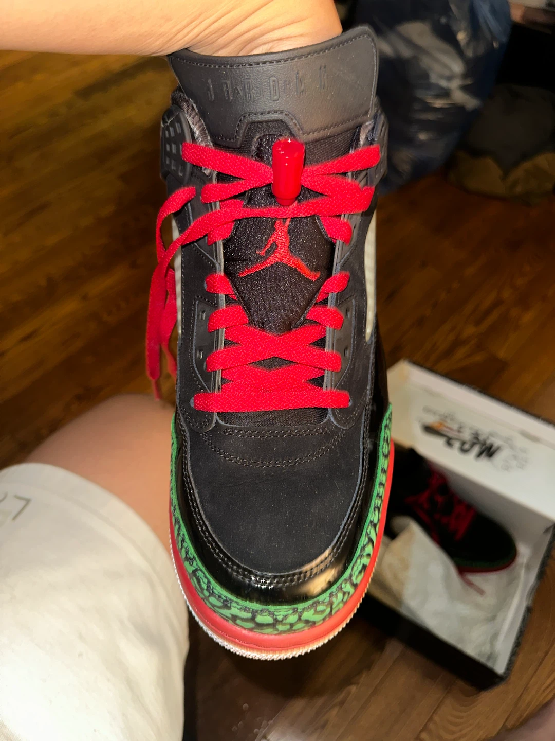 Jordan Spizike Low Black/Green/Red – Men’s US 12 - photo 3