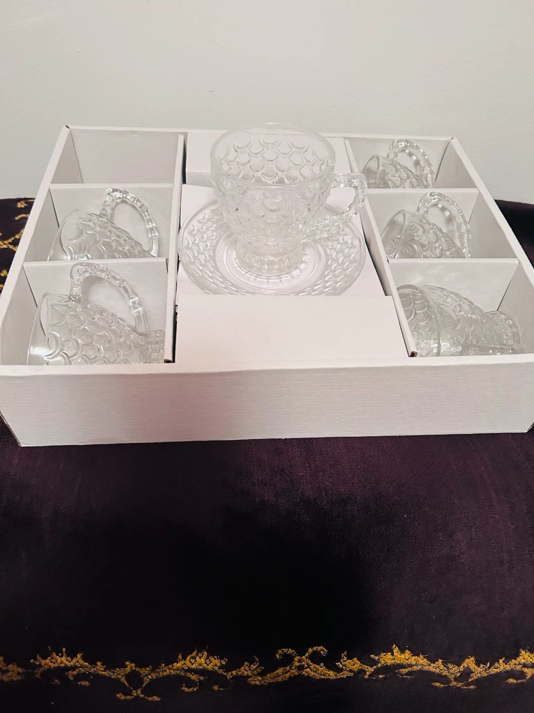 G-Horse Glass Tea Cup and Saucer Set - photo 2