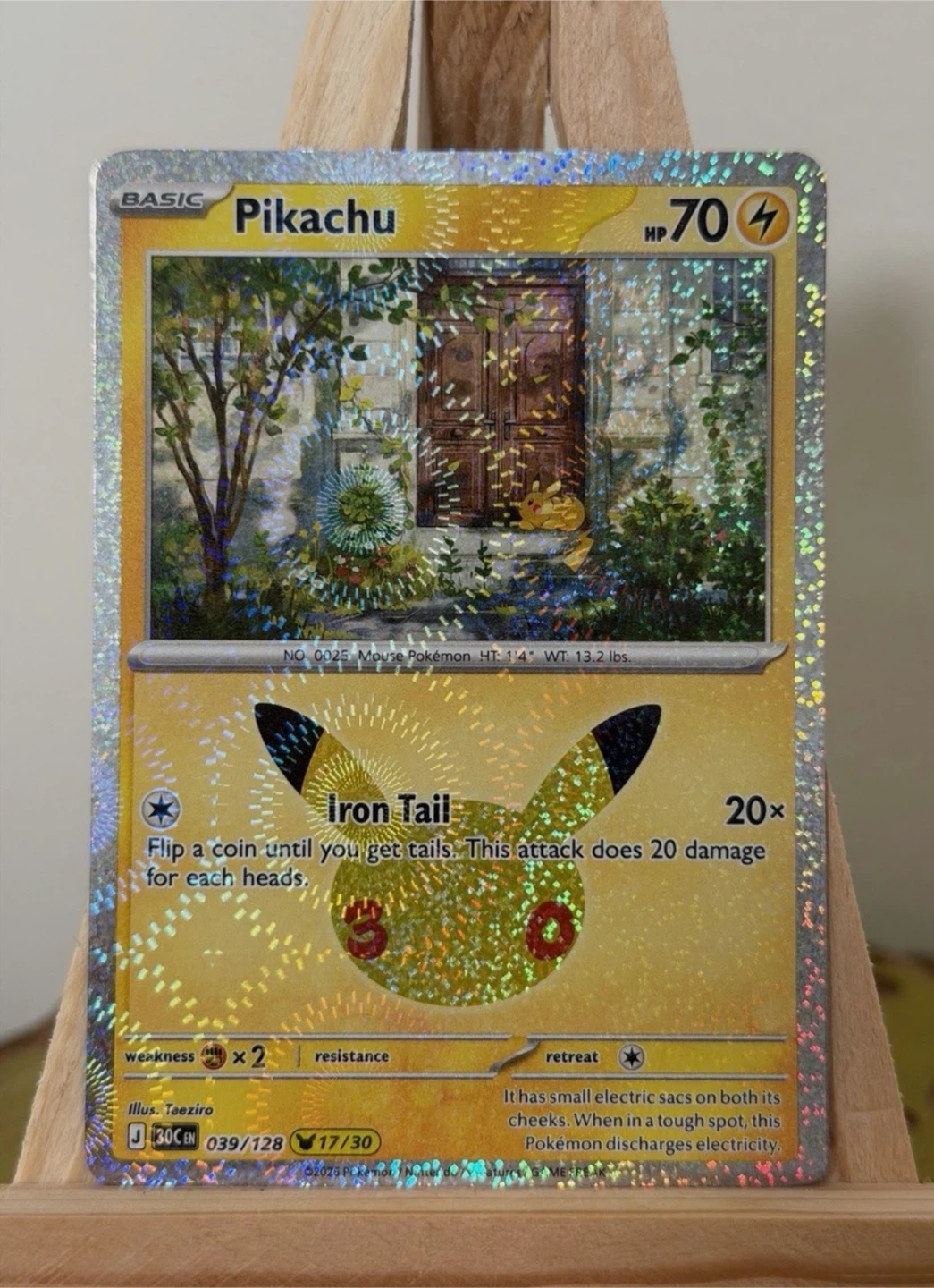 Pikachu 2026 Pokemon 30th Celebration