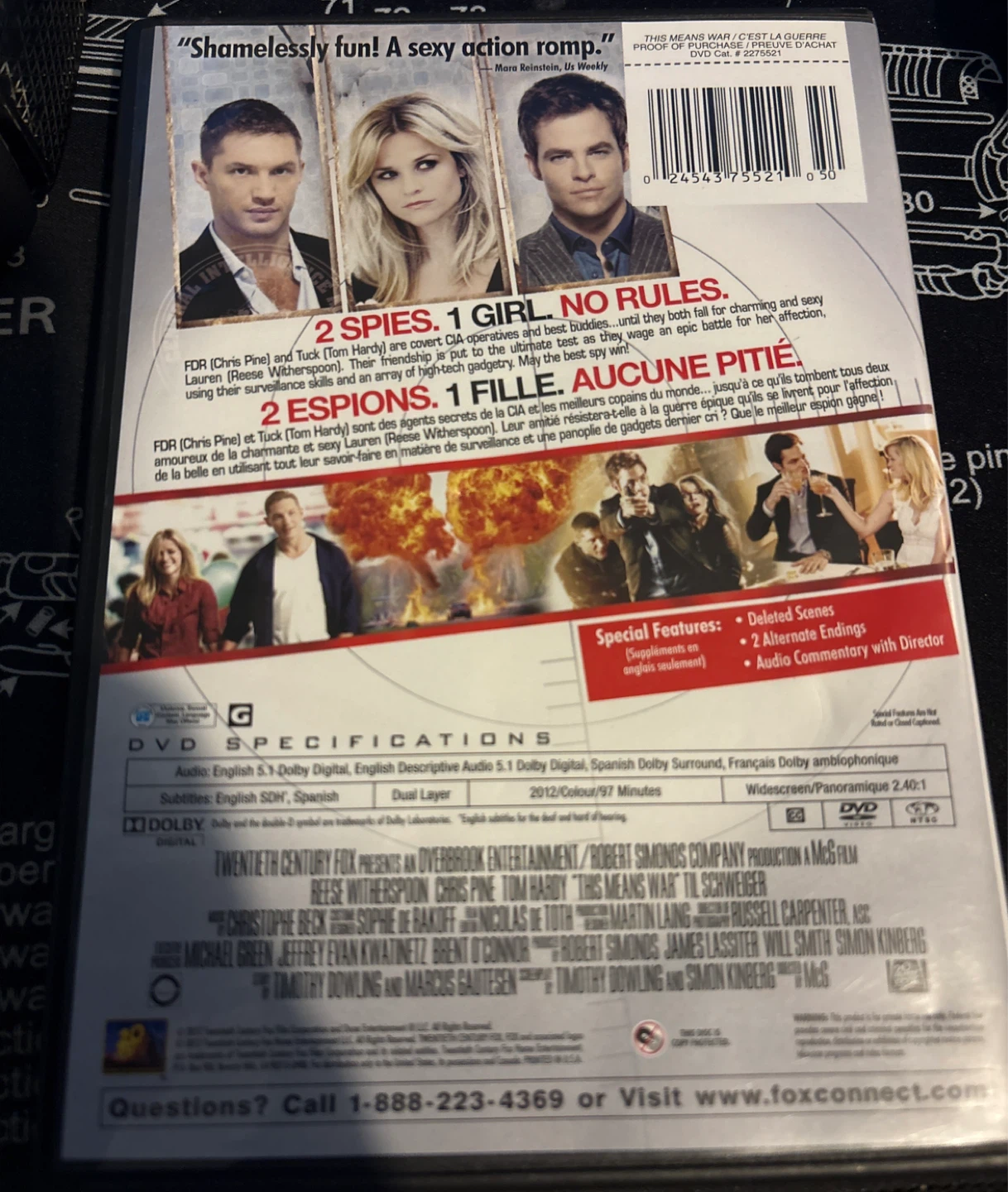This Means War DVD - photo 3