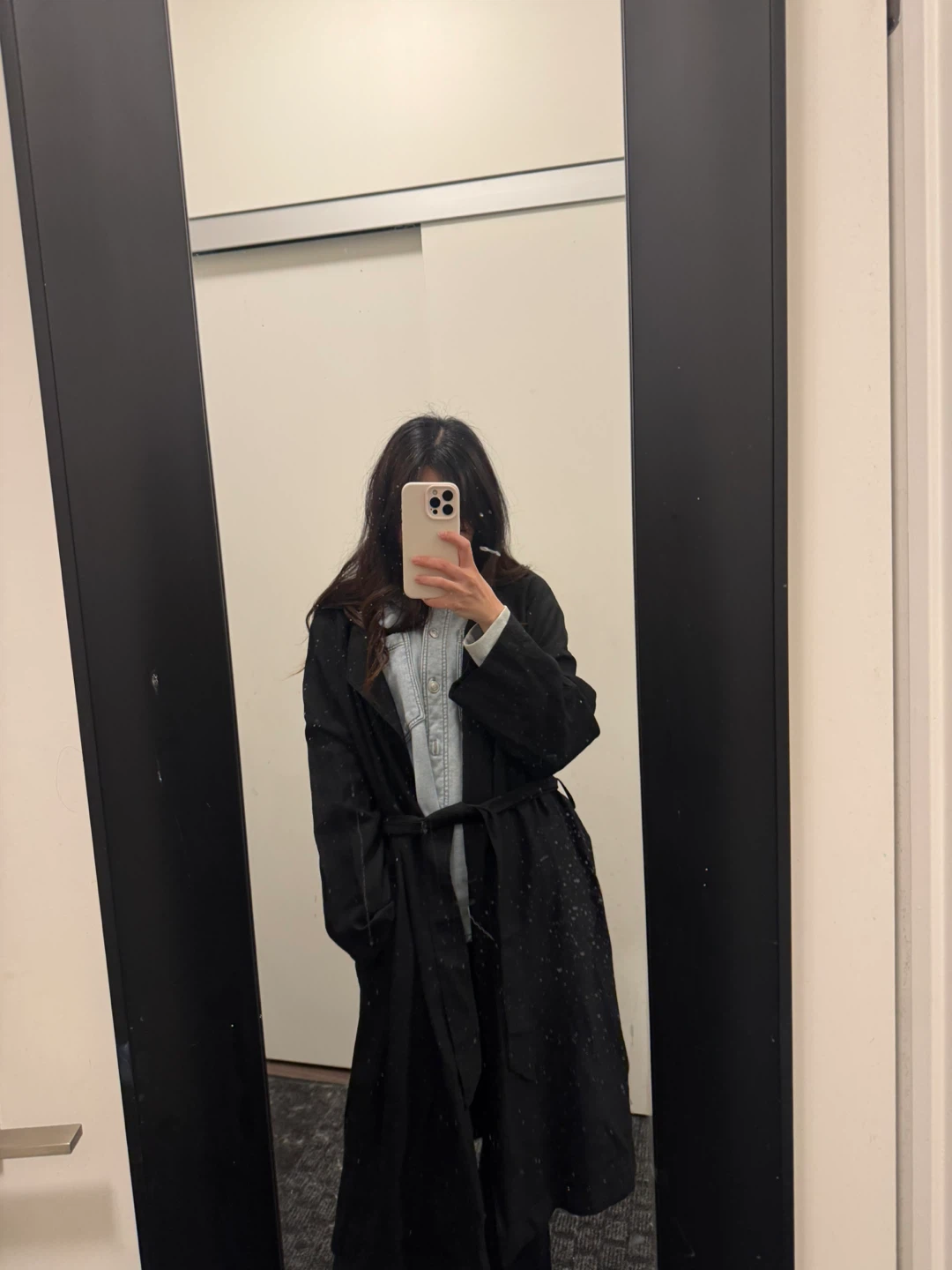 H&M Black Trench Coat