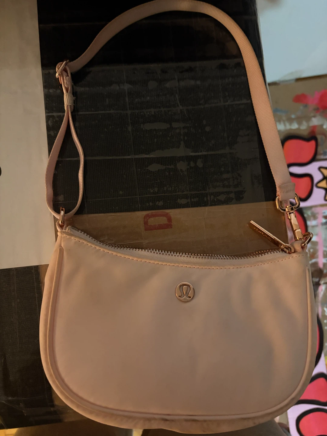 Lululemon Curved Shoulder Bag - Pale Pink