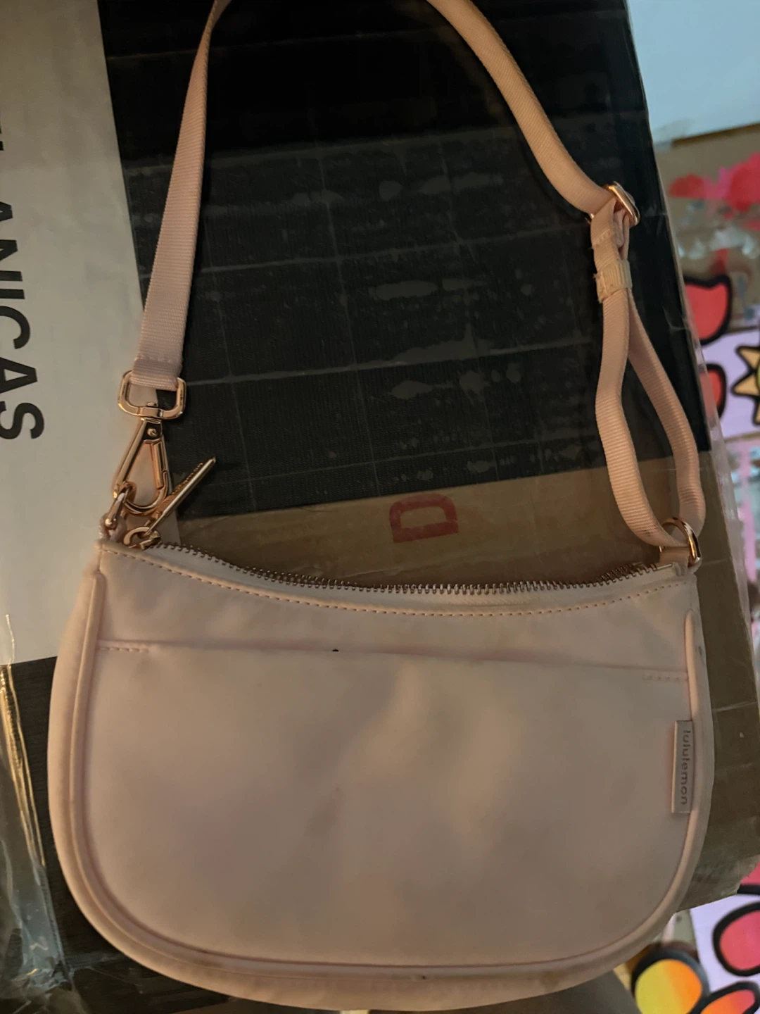 Lululemon Curved Shoulder Bag - Pale Pink - photo 2