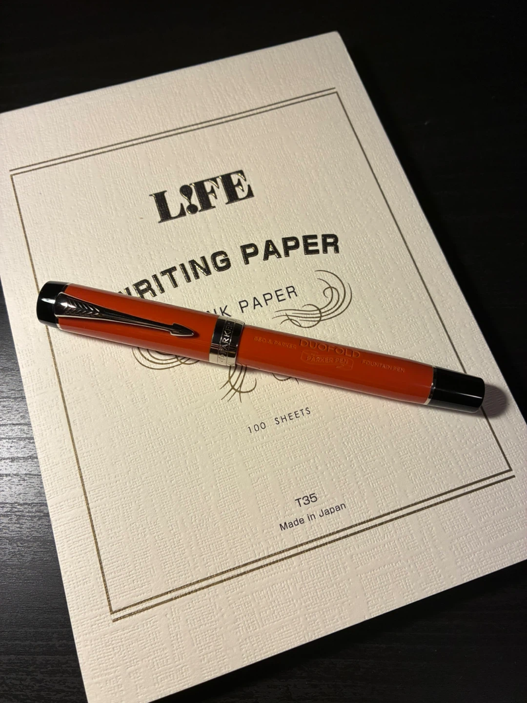 Parker Duofold Centennial Fountain Pen (Big Red)