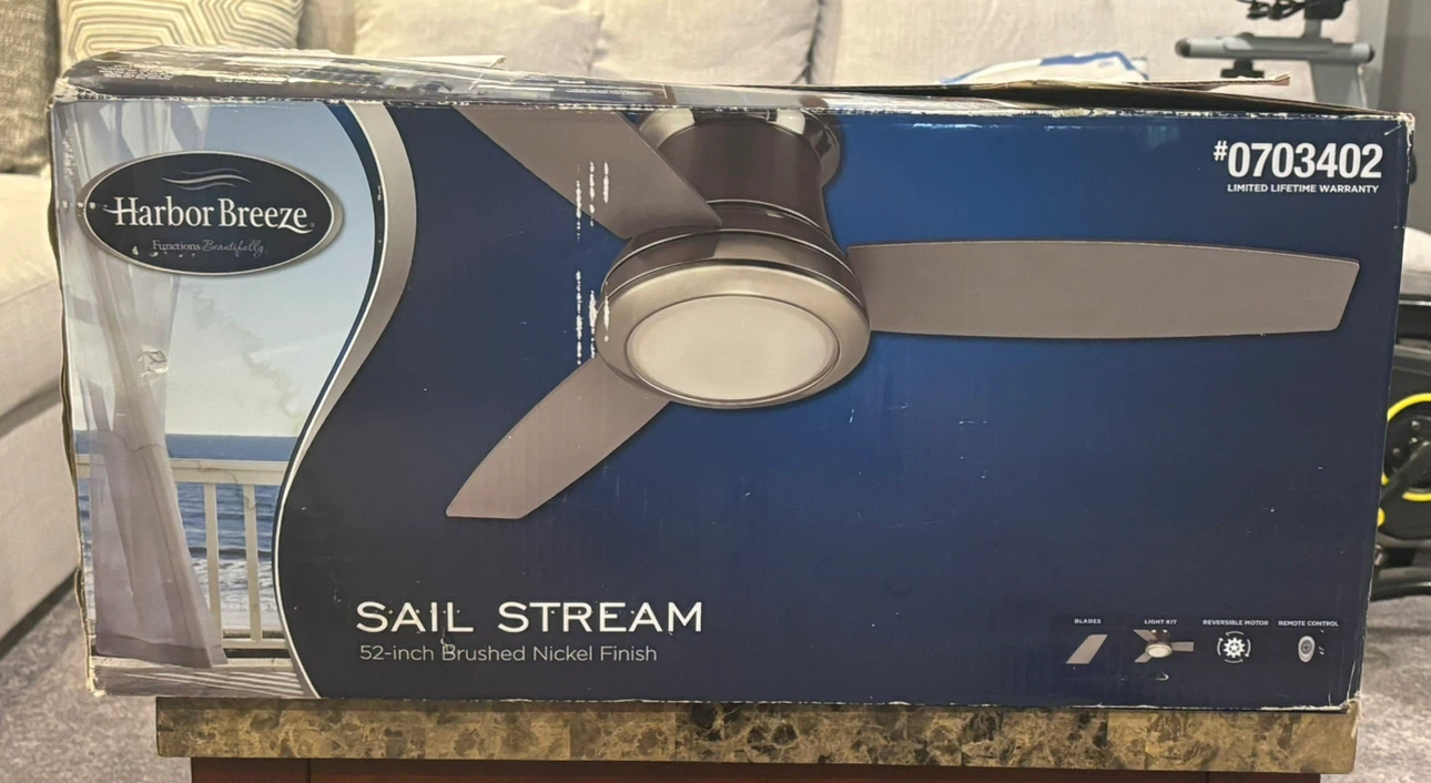 Harbor Breeze Sail Stream 52-inch Ceiling Fan