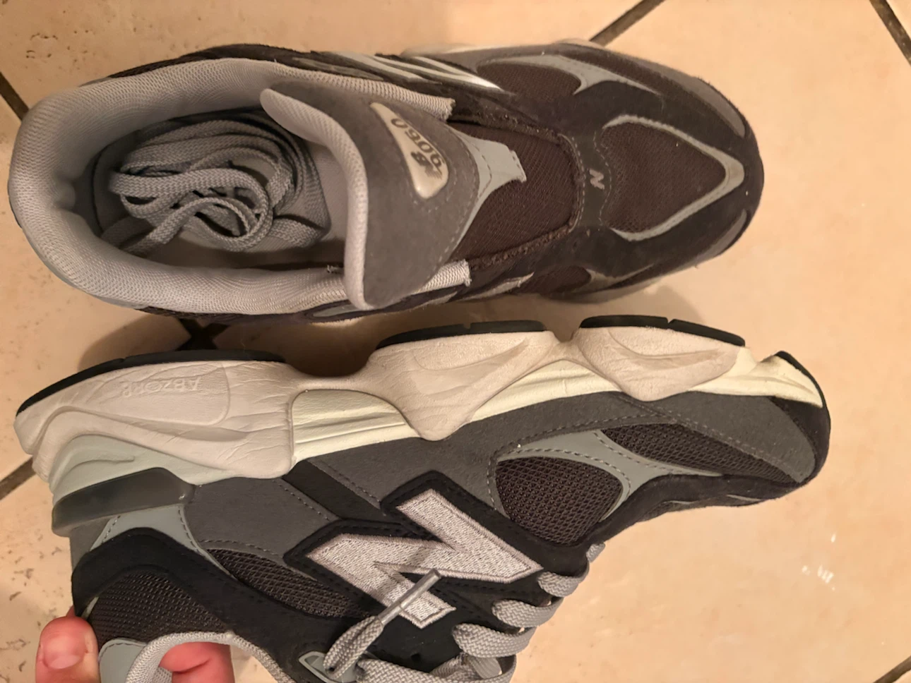 New Balance 9060 Grey Sneakers - photo 3