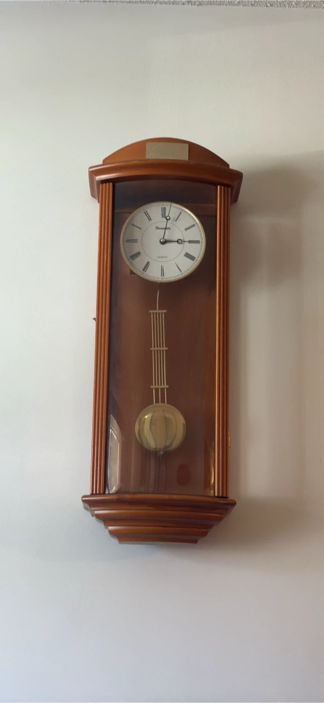 Quartz Wall Clock with Pendulum