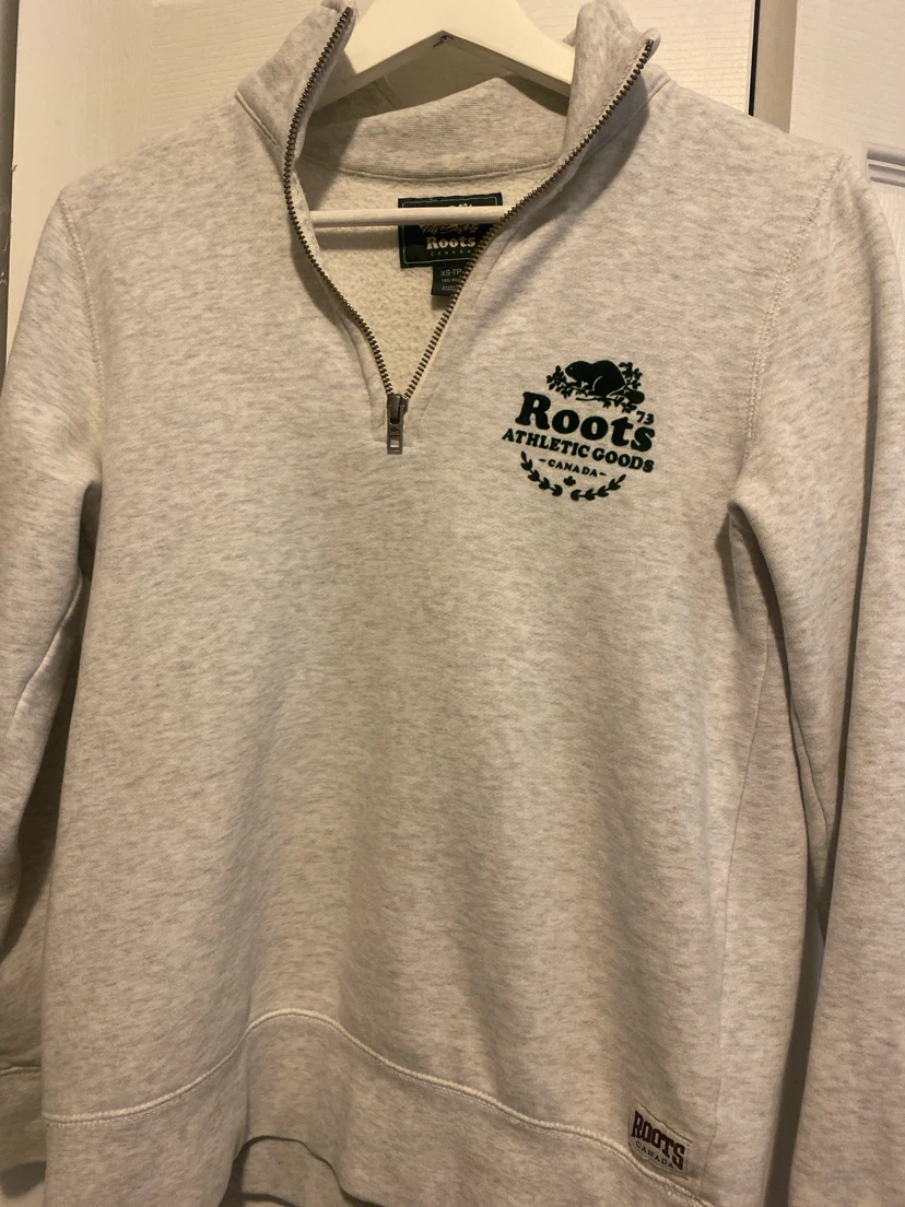 Roots Athletic Goods Quarter-Zip Sweater