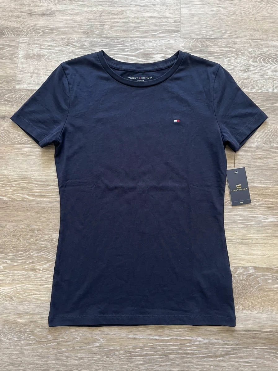 Tommy Hilfiger Navy T-Shirt Size S