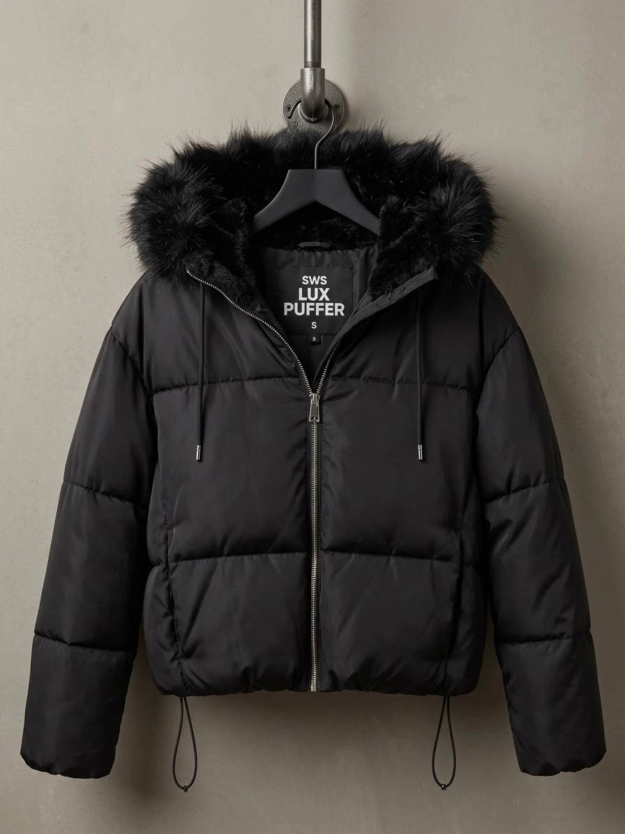 SWS Lux Puffer Jacket Black