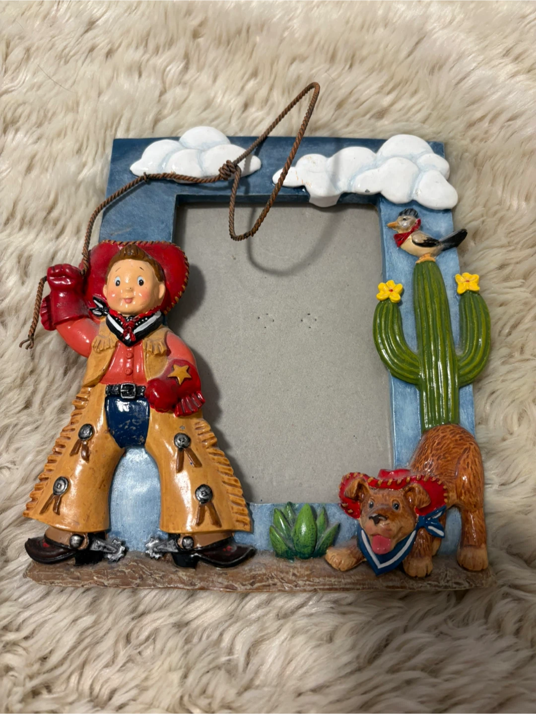 Cowboy and Dog Theme Photo Frame - photo 2