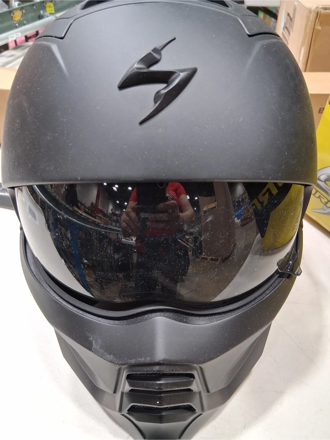 ScorpionEXO Covert 2 Motorcycle Helmet Matte Black – Medium - photo 3