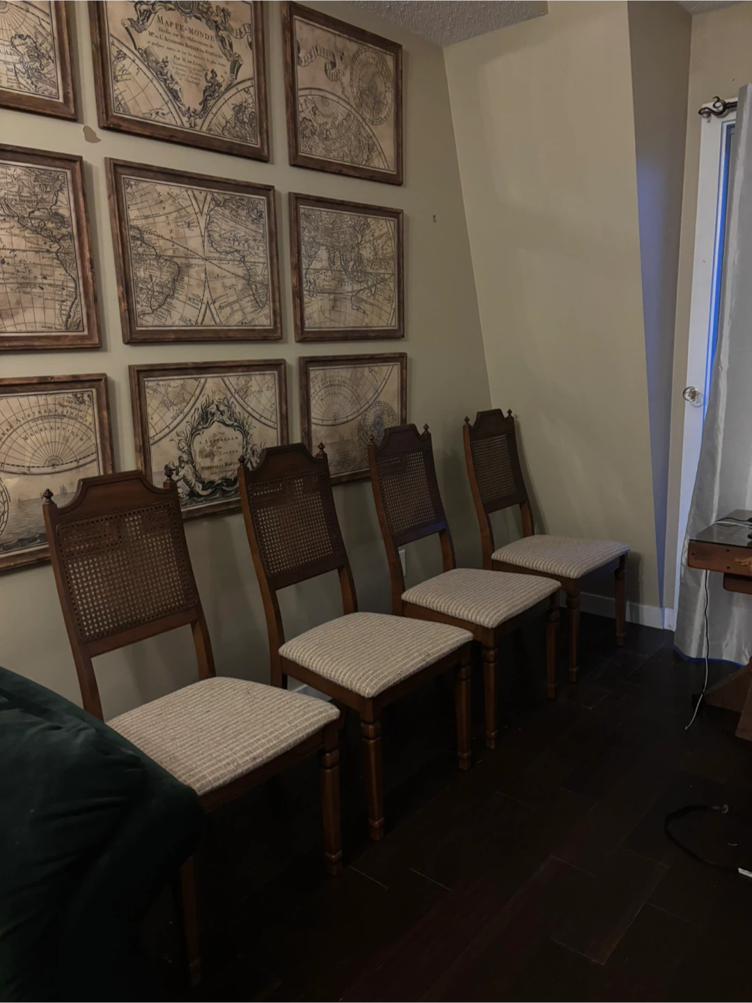 The Canapar Imperial Walnut & Cane Dining Chairs - photo 2