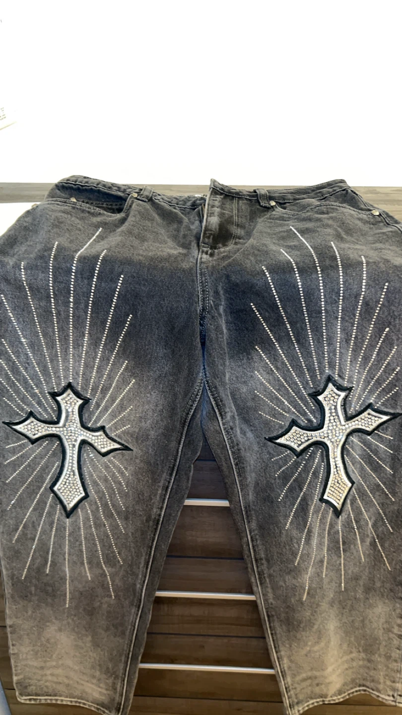 Ninth Hall Ambush Glory Cross Jeans Grey