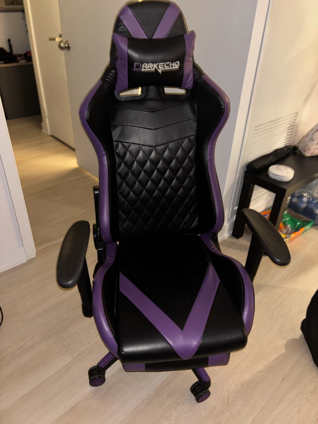 Gaming chair with massage pillow