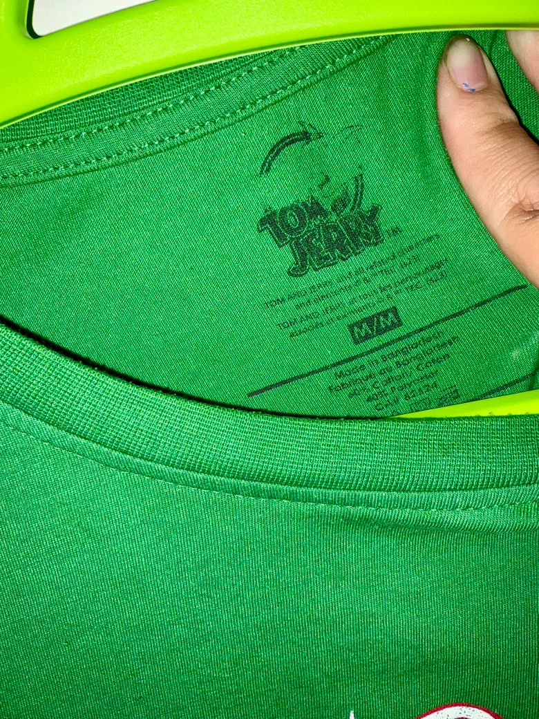 Green Tom and Jerry Graphic T-Shirt - photo 2