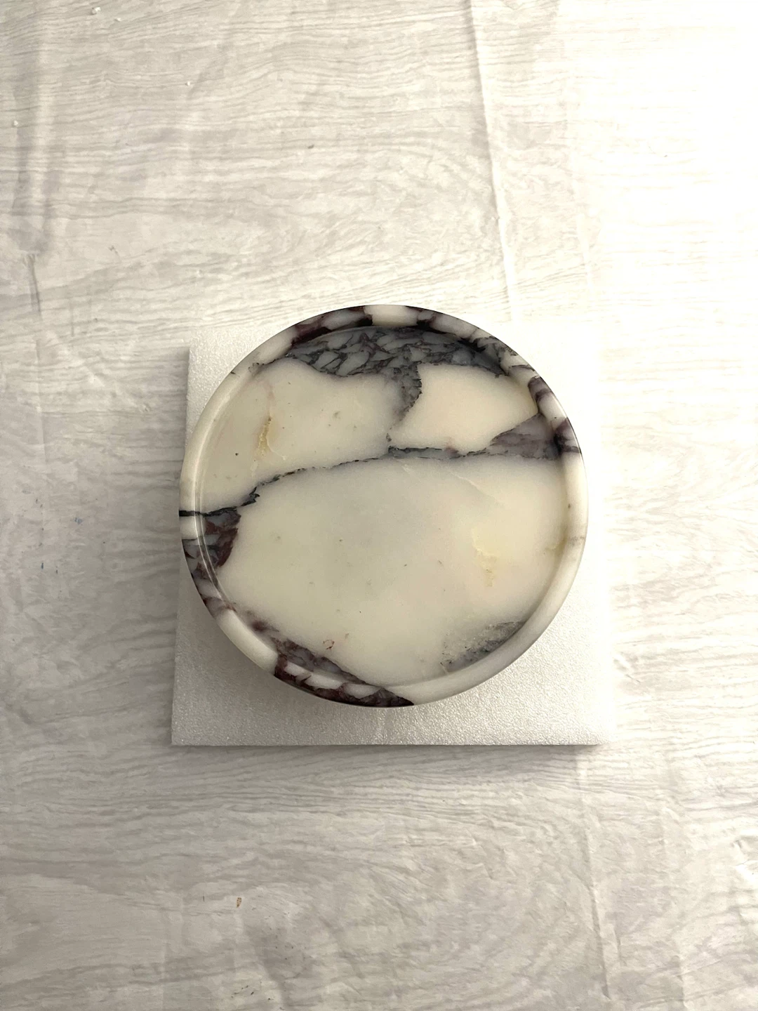Marble Decorative Pedestal Tray - photo 2
