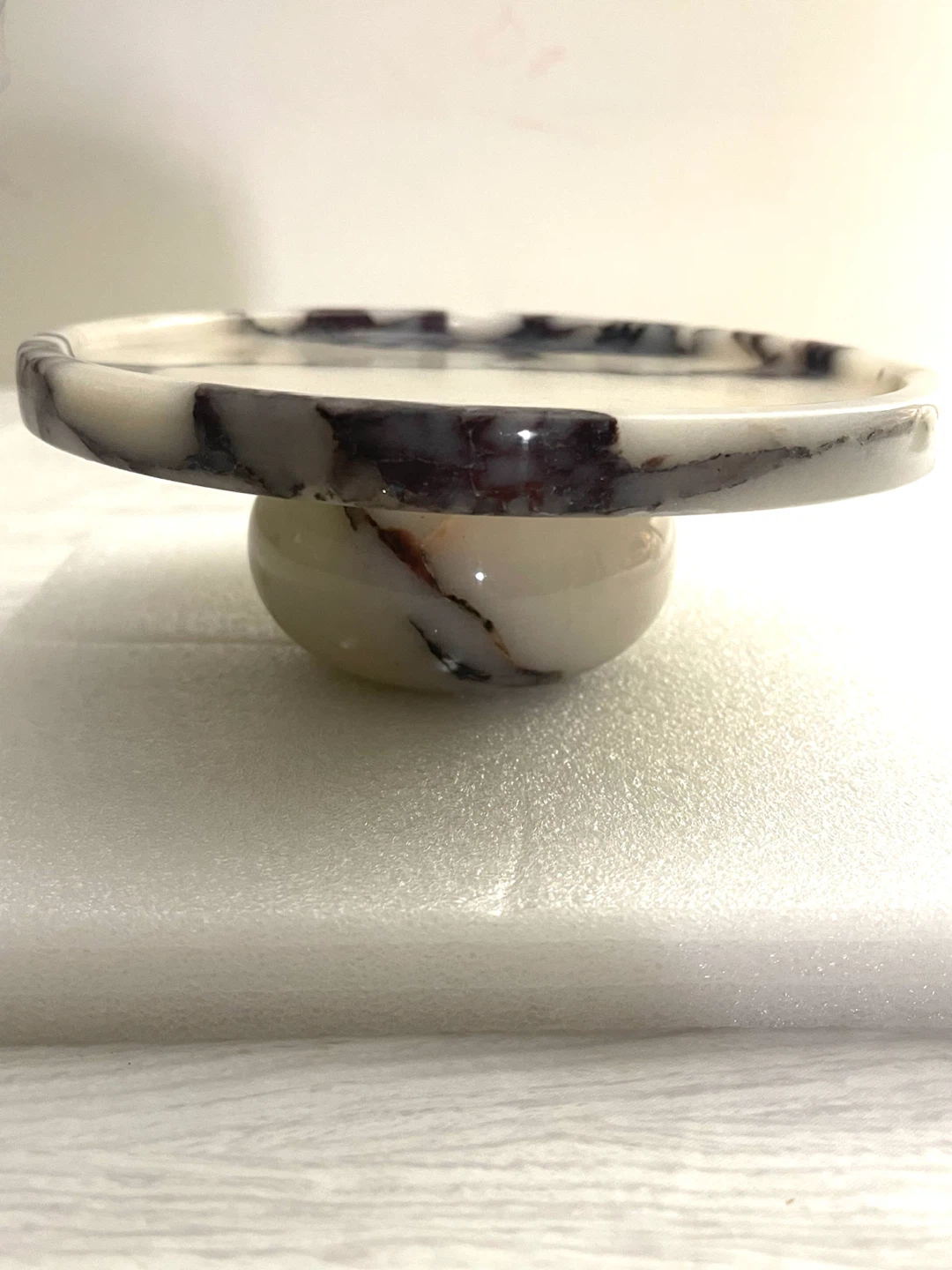 Marble Decorative Pedestal Tray - photo 3