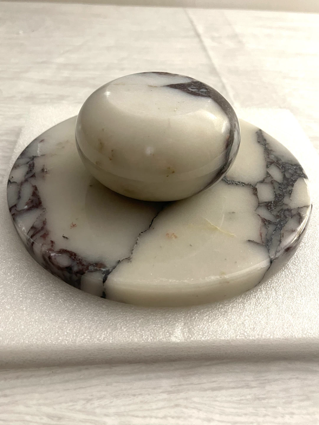 Marble Decorative Pedestal Tray - photo 4