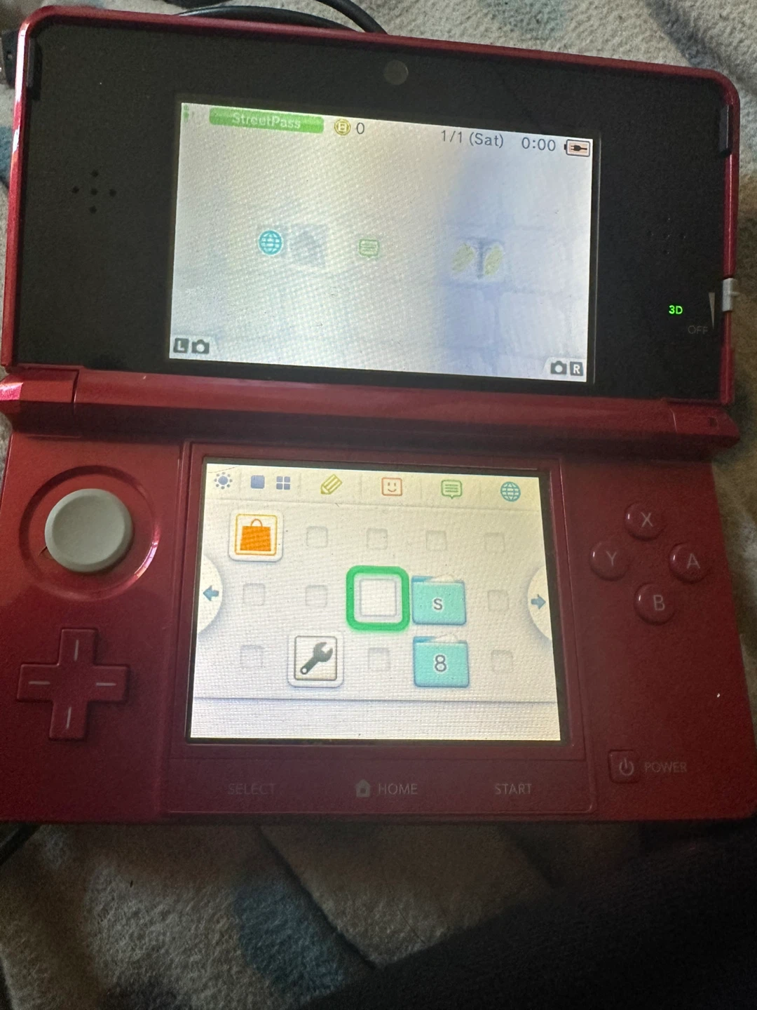 Nintendo 3d ds and games included - photo 2