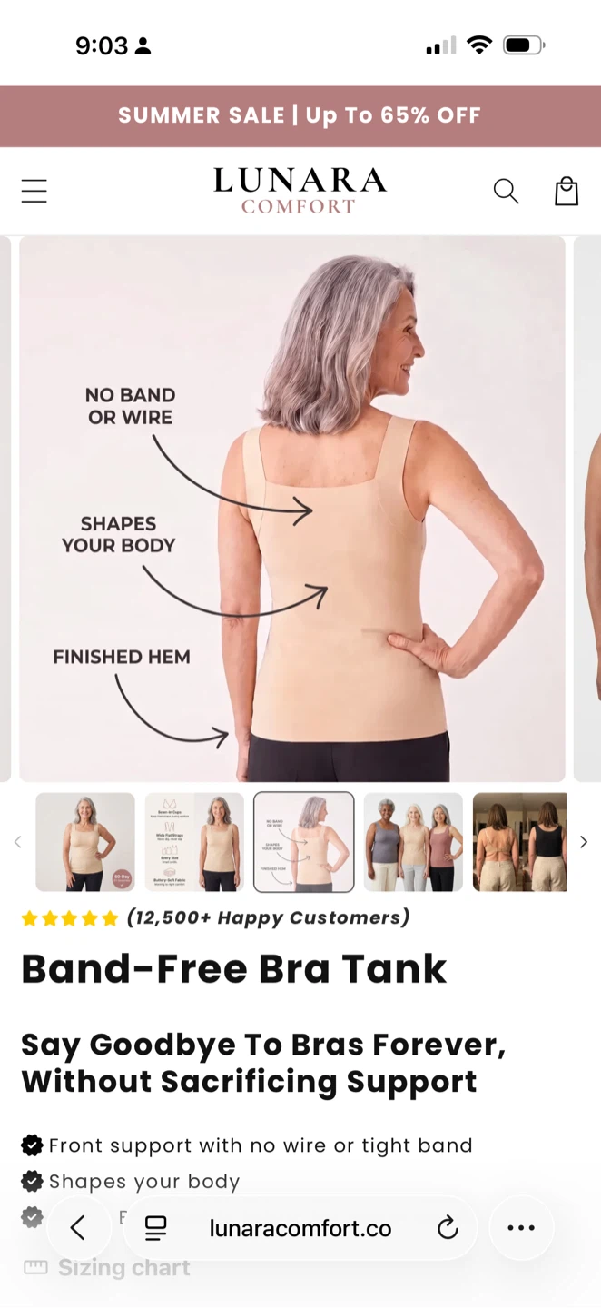 Lunara Comfort Band-Free Bra Tank - photo 4