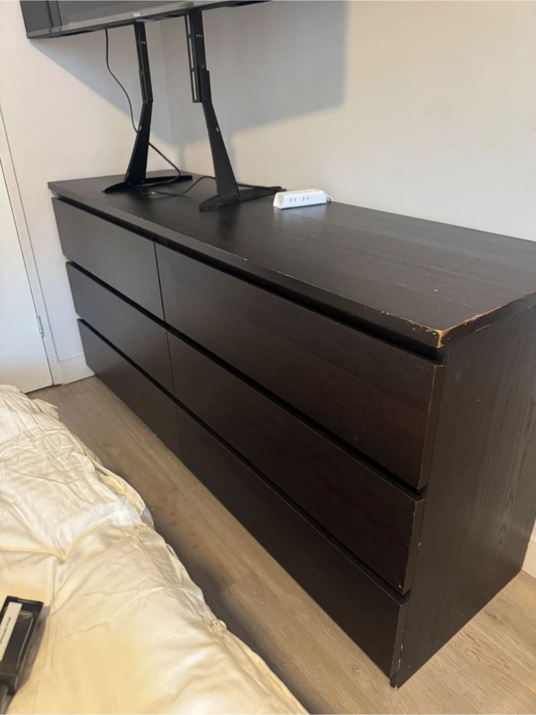 IKEA Malm 6-Drawer Dresser Black-Brown - photo 2