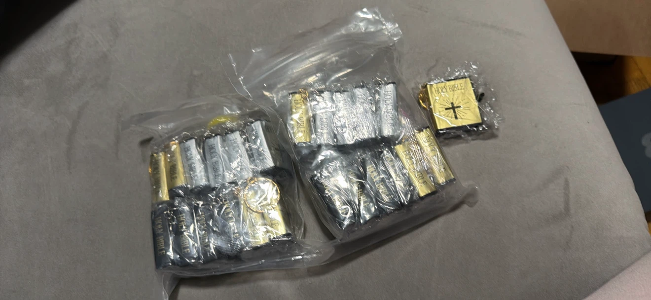 Miniature Holy Bible Keychains